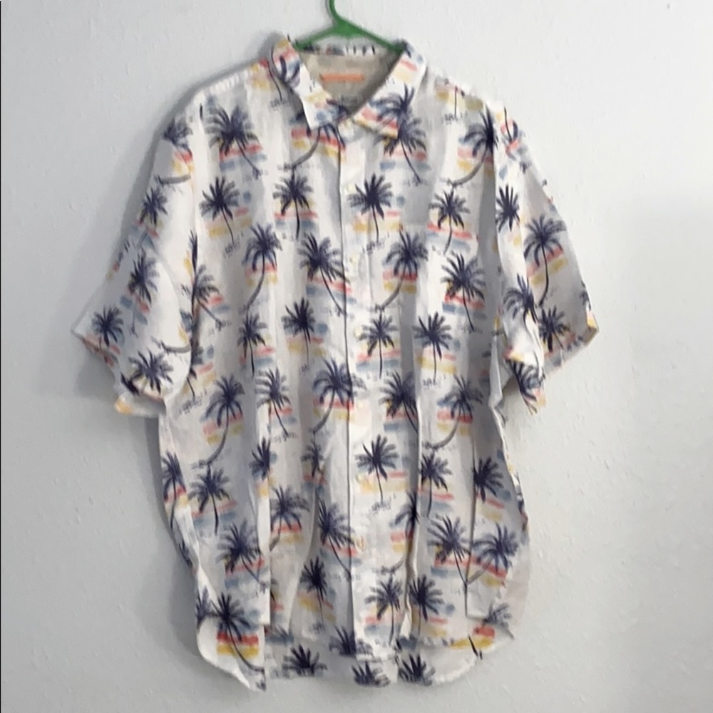 Tommy Bahama Sunset Palm Short Sleeve Shirt XXL